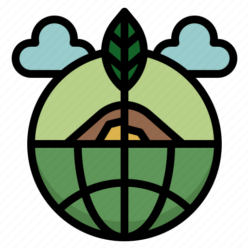 Planet earth, eco system, think green, environment, green earth icon - Download on Iconfinder