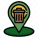 recycling, map point, waste management, ecology, zero waste