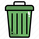 trash, bin, disposal, waste, rubbish