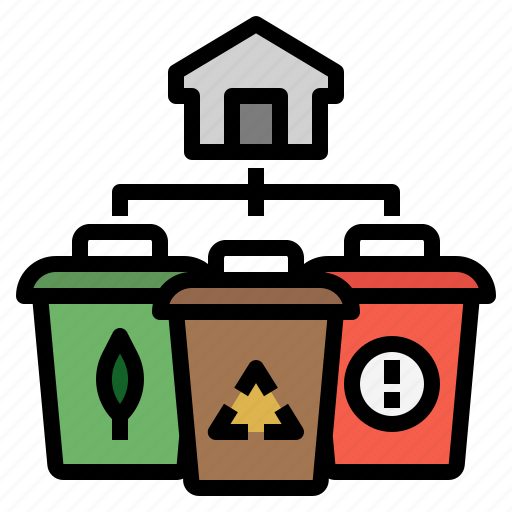 Waste sorting, garbage, waste management, waste separation, zero waste icon - Download on Iconfinder