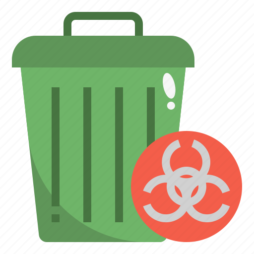Hazardous waste, garbage, toxic waste, biohazard icon - Download on Iconfinder