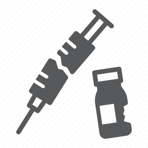 Medical, waste, broken, syringe, vial, recycle, danger icon - Download on Iconfinder