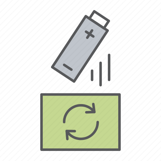 Recycle, battery, waste, recycling, ecology, used icon - Download on Iconfinder