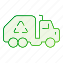 truck, garbage, waste, trash, rubbish, recycle, recycling, car, vehicle