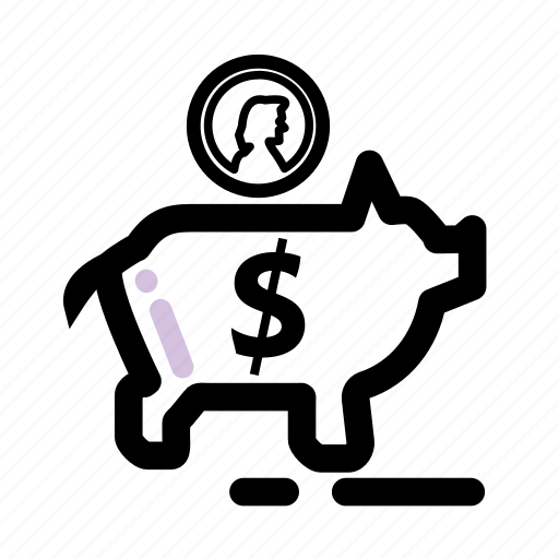 Business, coin, finance, money, pig, savings, transaction icon - Download on Iconfinder