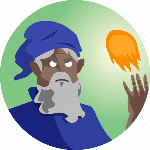 Avatar, fantasy, mage, people, roleplaying, spell, wizard icon - Download on Iconfinder