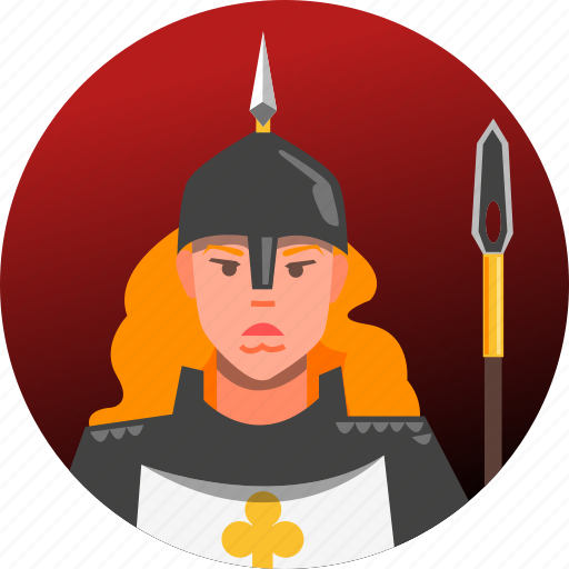 Avatar, fantasy, female, guard, people, roleplaying, rpg icon - Download on Iconfinder