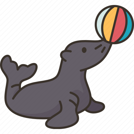 Seal, animal, show, cute, fun icon - Download on Iconfinder