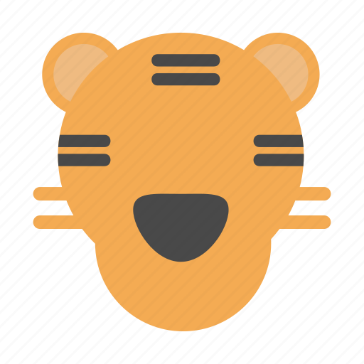 Animal, cute, forest, jungle, nature, tiger, zoo icon - Download on Iconfinder