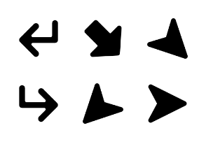 Arrow Direction Glyph