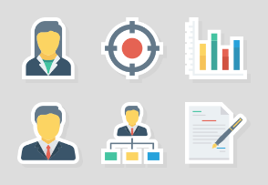 Business paper icons Vol 1