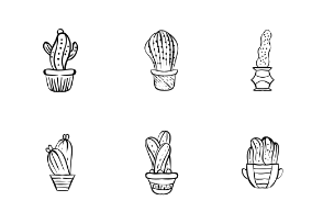 Cactus lineart