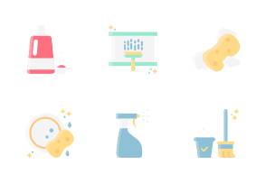 Cleaning Without Outline Iconset