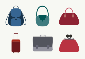 Colored bags