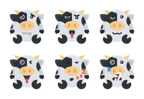 Cow Emoji Flat