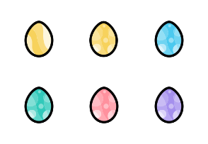 Easter Egg - Fill Outline