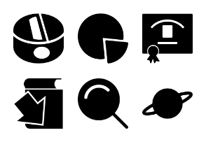 Education Solid Icons Vol 1