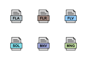 File Formats Line Filled