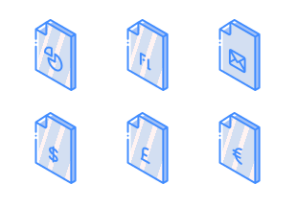 Files And Folders Isometric 2 - Webby
