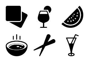 Food Solid Icons Vol 6
