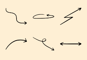 Hand drawn Arrows