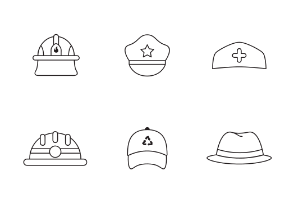 Hat Outline Style