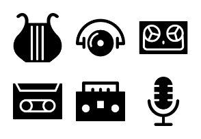 Music Solid Icons Vol 1
