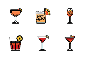 Сocktail glass drink alcohol bar