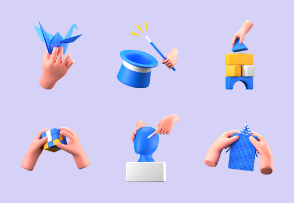 Picka : Hobby Hand Gesture 3D