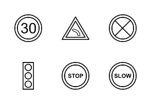 Road Signs Line