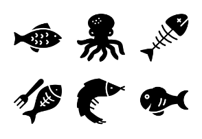 Sea food, lobster, shellfish, octopus