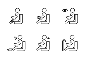 Priority Seat - Outline