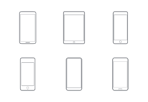 Smartphone and Tablet [outline]