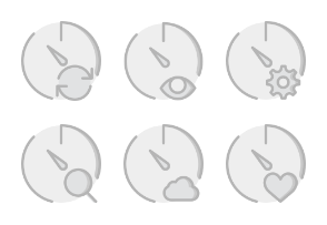 Smashicons Interactions - Greyscale - Vol 1