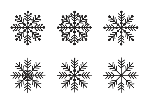 Snowflakes Black Liner
