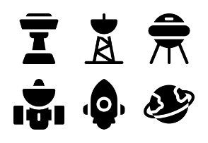 Space and Universe Glyph
