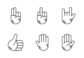 Strokeicon Hand Gesture vol. 02