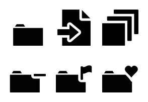 Superglyph File and Folder