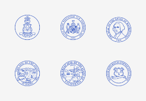 USA State Seals