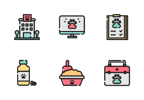 Veterinary Color Iconset
